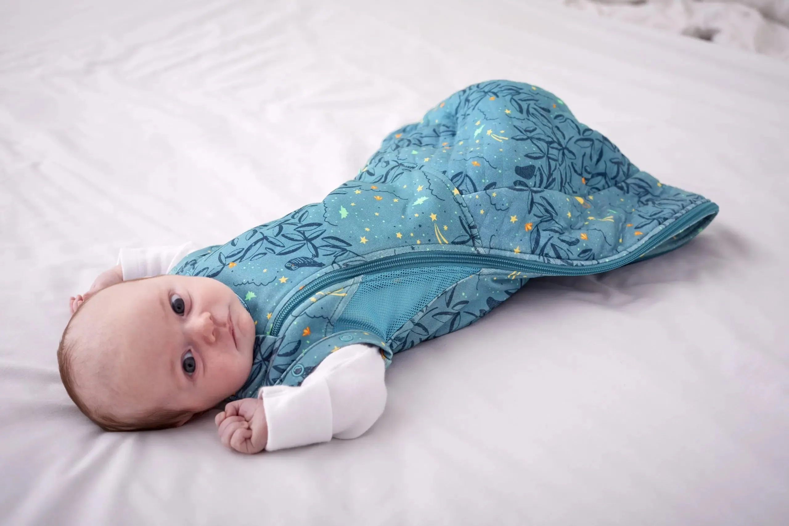 2.5 Tog Swaddle to Sleep Bag - Stargazer