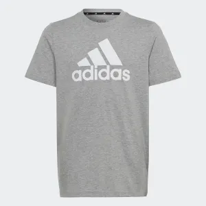 Adidas T-shirt for children - large logo gray-white