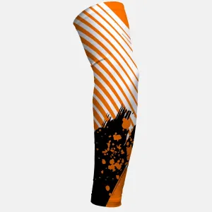 Aerial Orange White Black Arm Sleeve