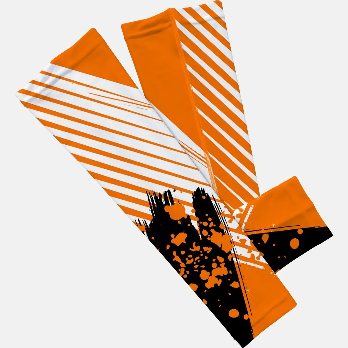 Aerial Orange White Black Arm Sleeve