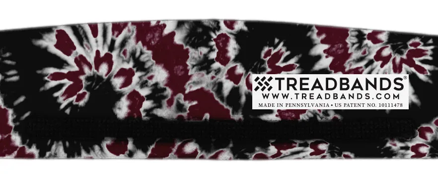 All-Terrain Tieback - Team Maroon and Black Tie Dye  Set of 3