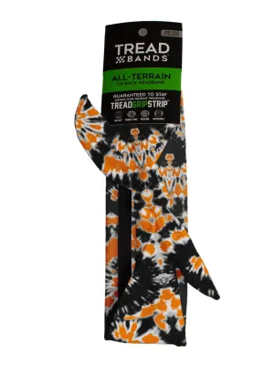 All-Terrain Tieback - Team Orange and Black Tie Dye  Set of 3