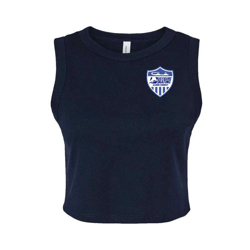 Alumni Connect, Premium Micro Rib Muscle Crop Tank