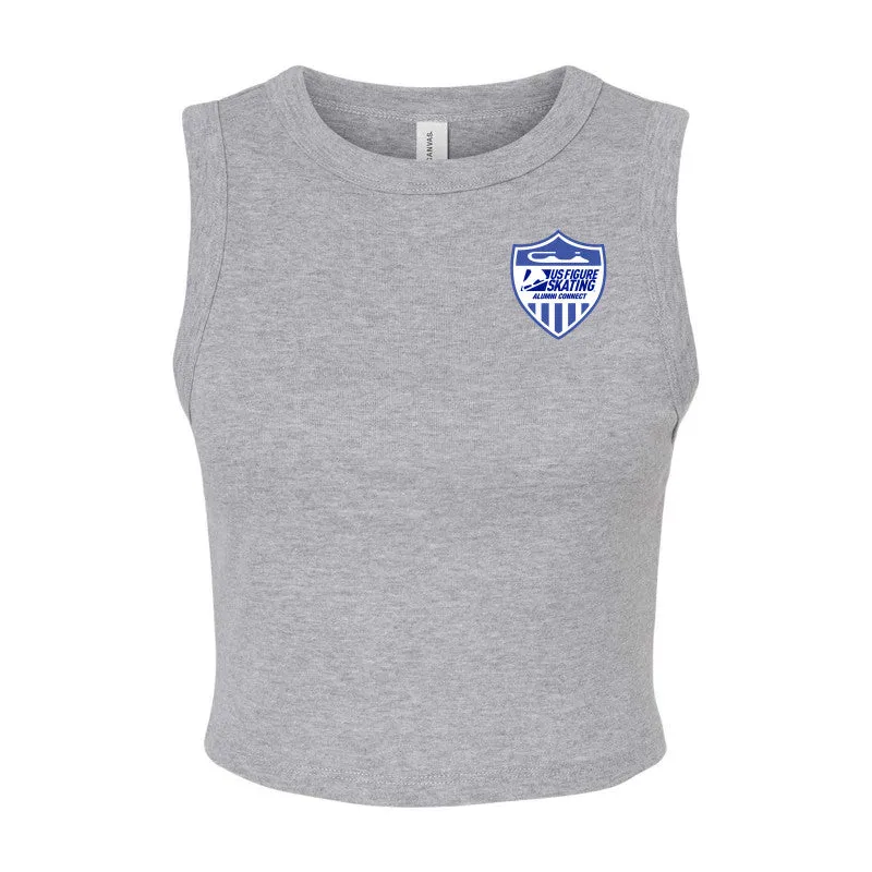 Alumni Connect, Premium Micro Rib Muscle Crop Tank