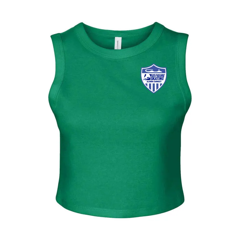 Alumni Connect, Premium Micro Rib Muscle Crop Tank