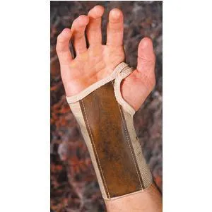 Beige, Rt, Lg (3 1/2"-4") Elastic Wrist Brace,Stay