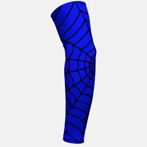 Blue with Black Web Pattern Arm Sleeve