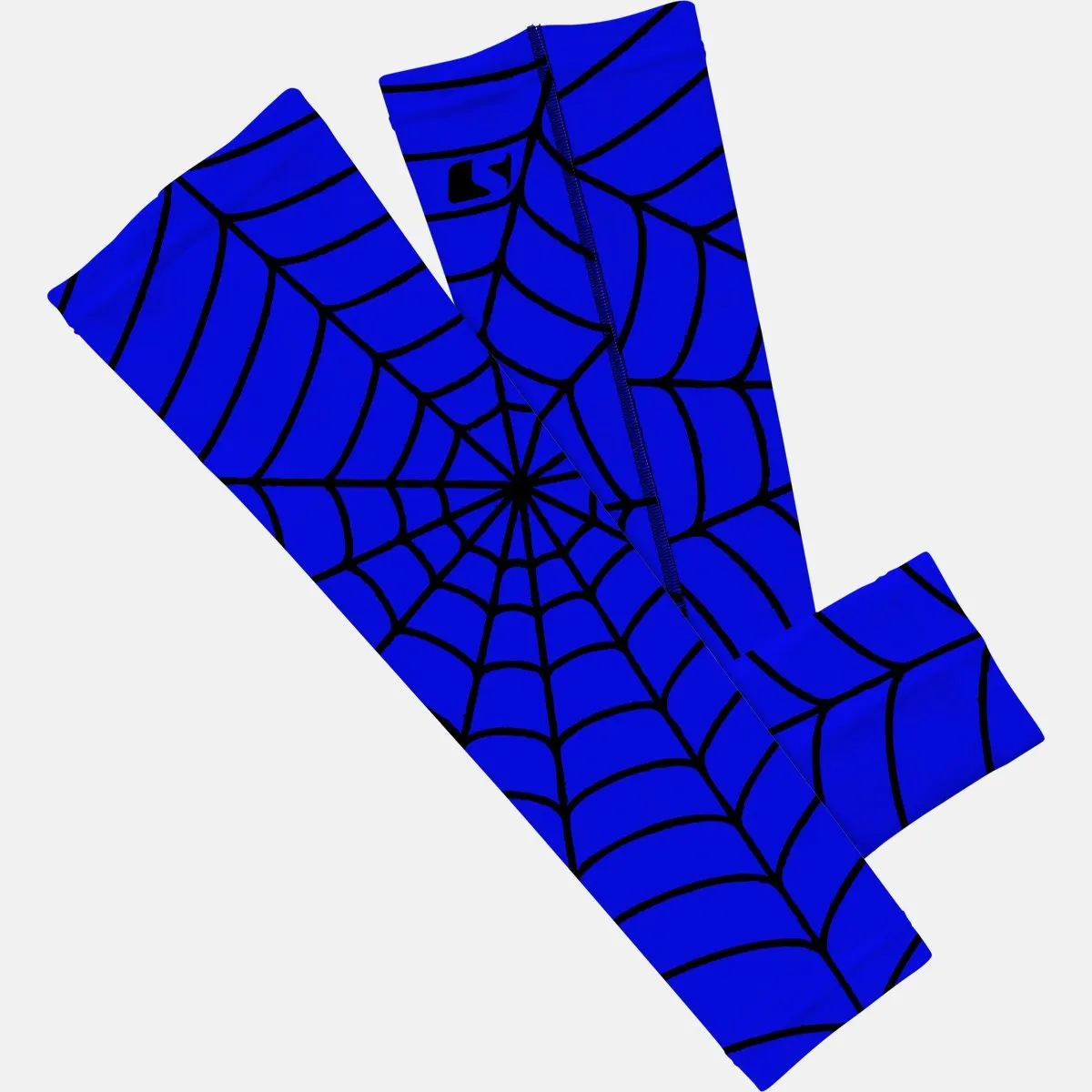 Blue with Black Web Pattern Arm Sleeve