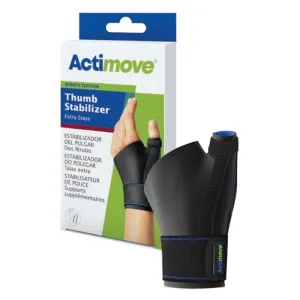 BSN Actimove® Thumb Stabilizer, Extra Stays, Small/Medium, 5-1/2'' x 7-1/2'' Black