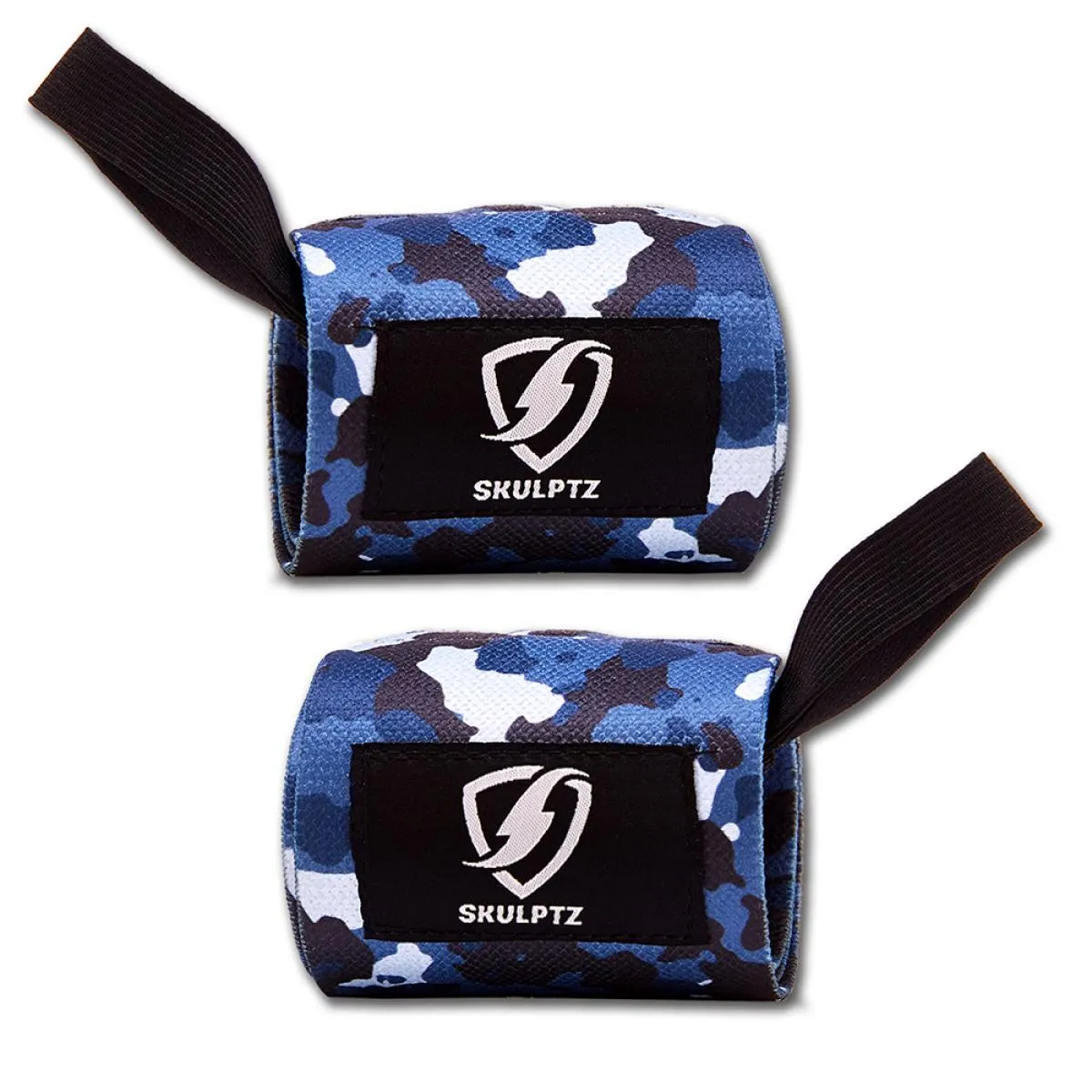 Camo Series Wrist Wraps 25 Inches Blue