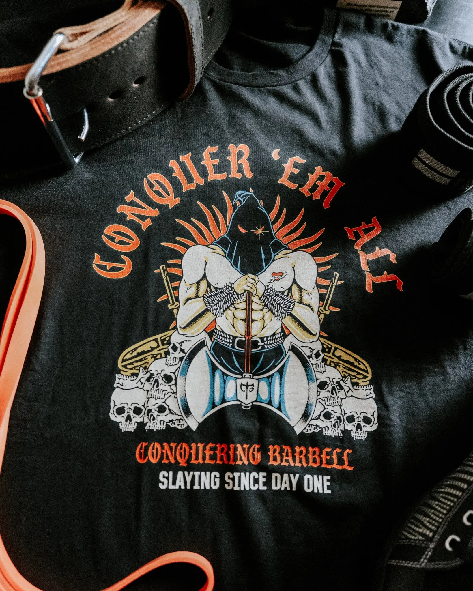 Conquer 'Em All - Black Tee