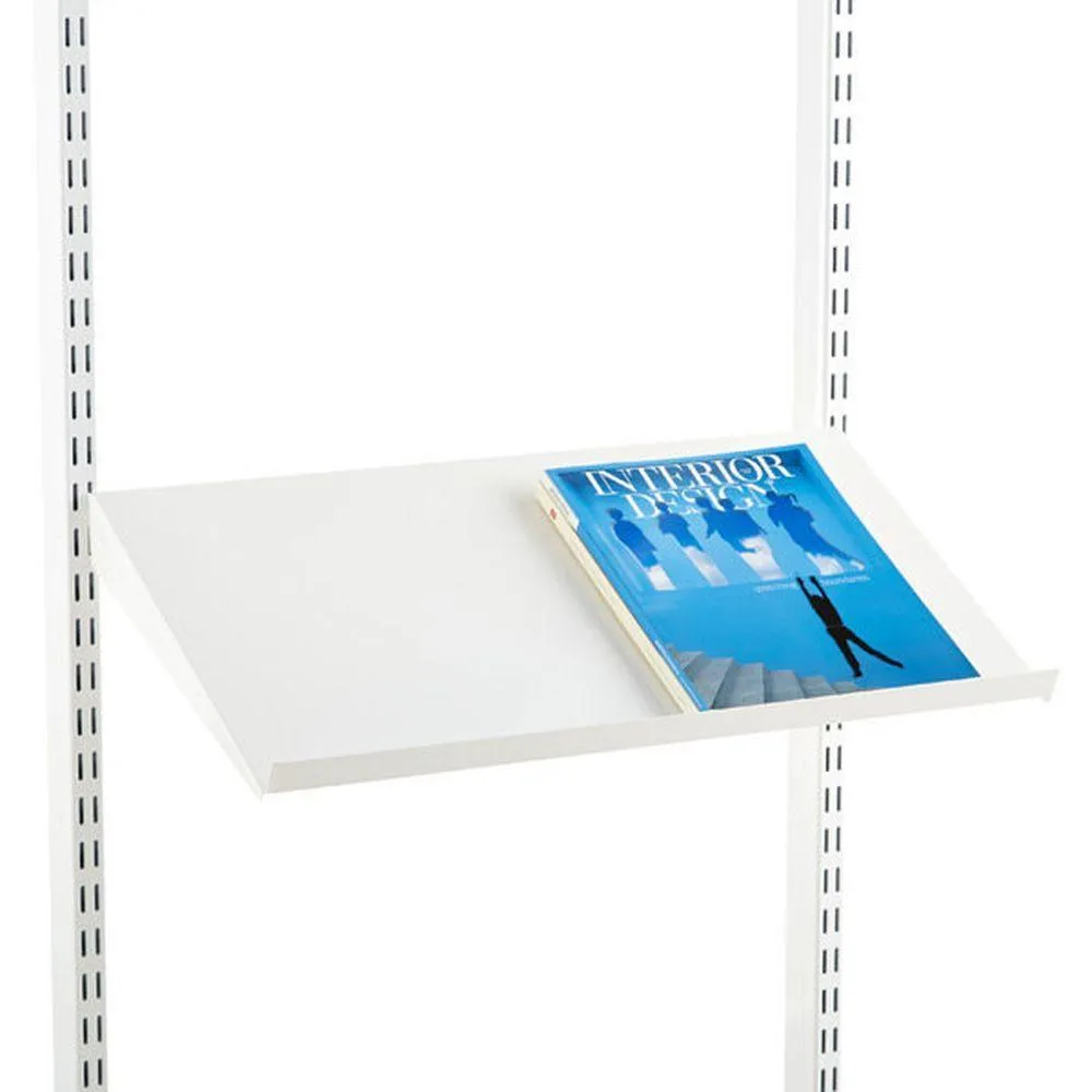 Elfa Angled Metal Shelf W: 60 White