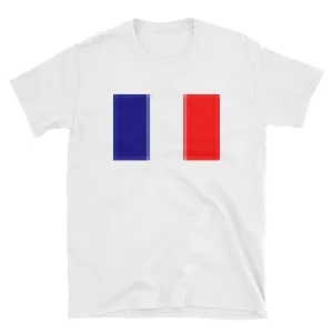 French National Flag, Colors of France, Image Short-Sleeve Unisex T-Shirt