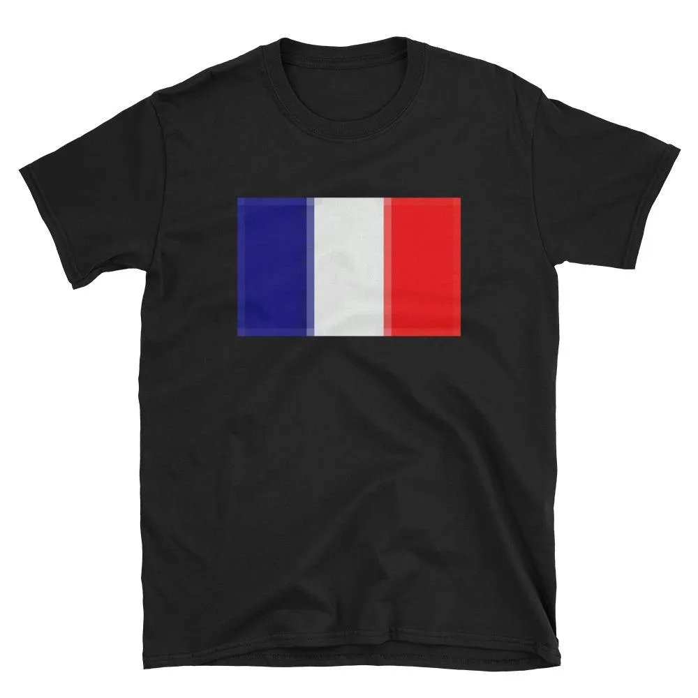 French National Flag, Colors of France, Image Short-Sleeve Unisex T-Shirt