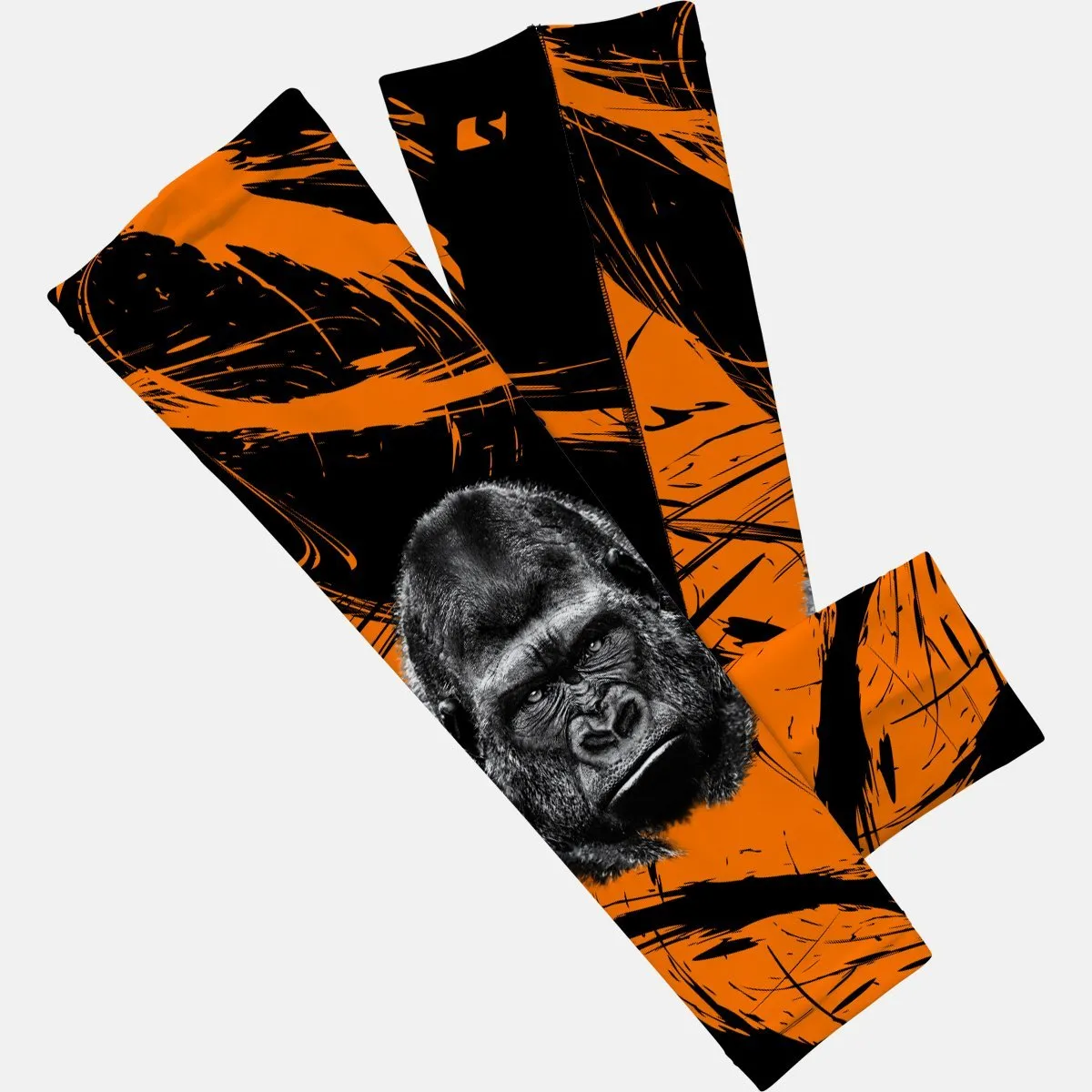 Gorilla Fury Black Orange Arm Sleeve