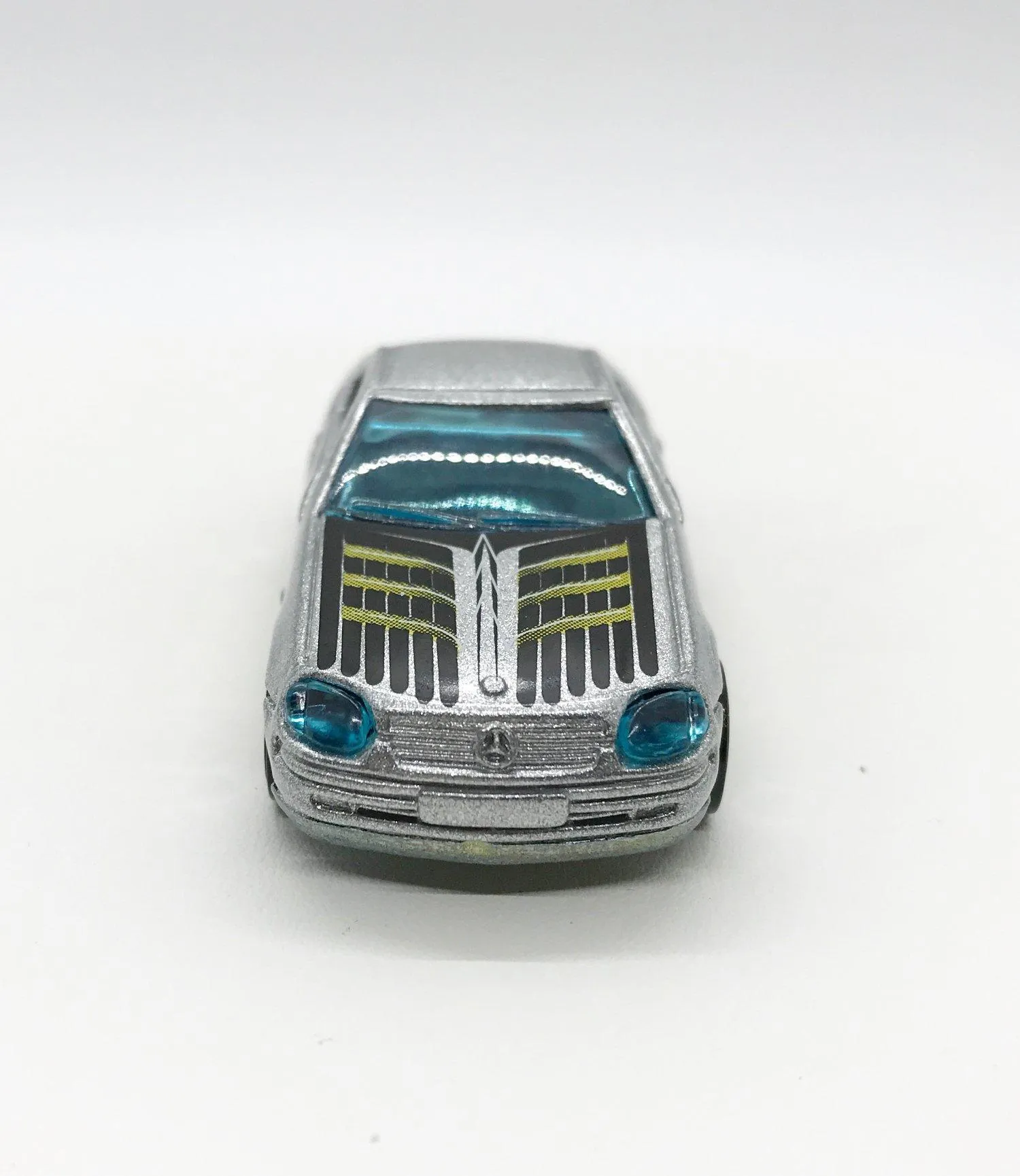 Hot Wheels Silver and Black Mercedes SLK (2001)