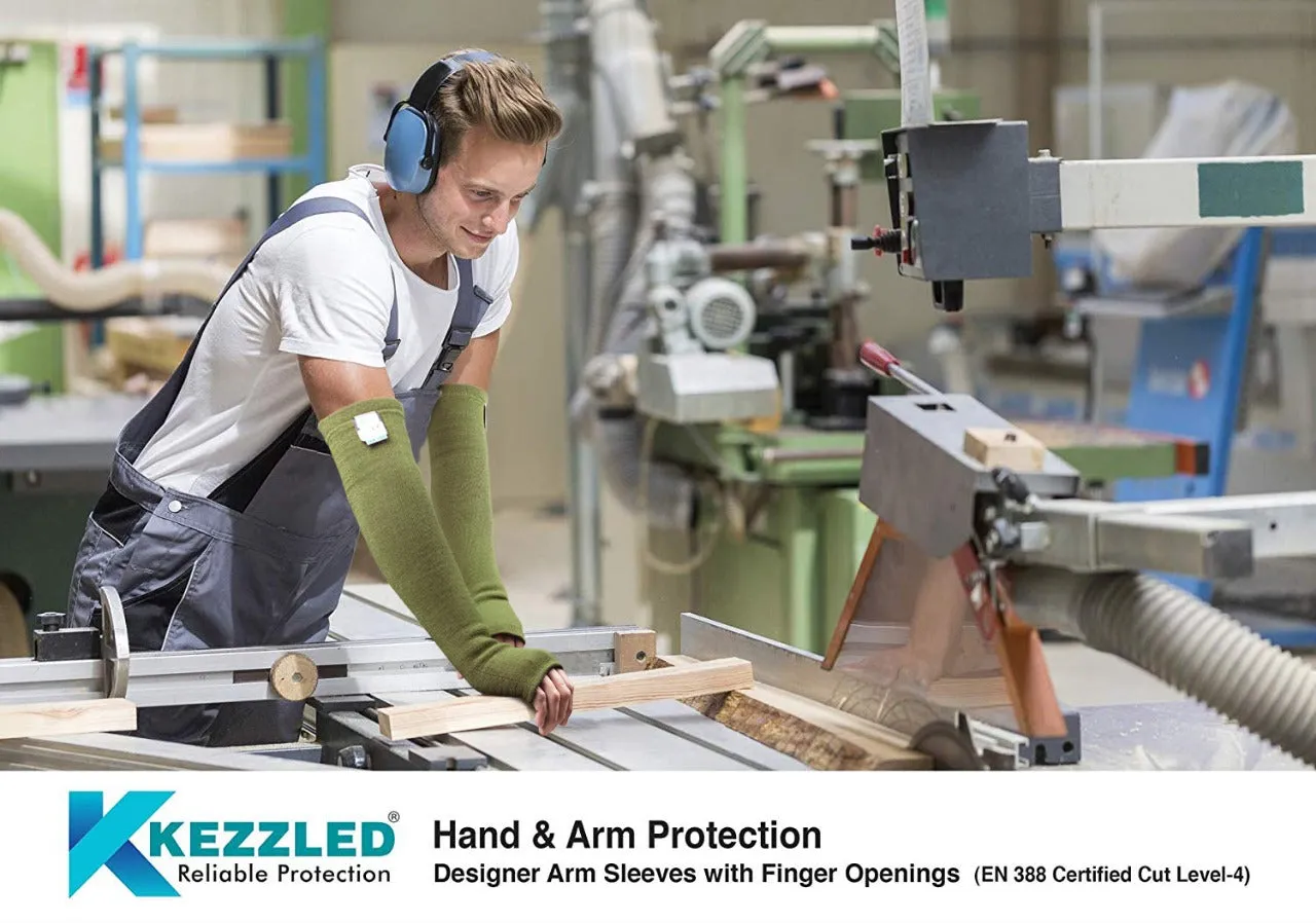 KEZZLED®-Protective Arm Sleeves, Arm Guards Thumb Hole Sage Green