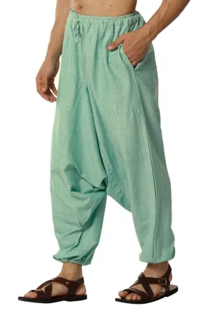 Men's Harem Pants | Sea Green | Fits Waist Size 28" to 36"