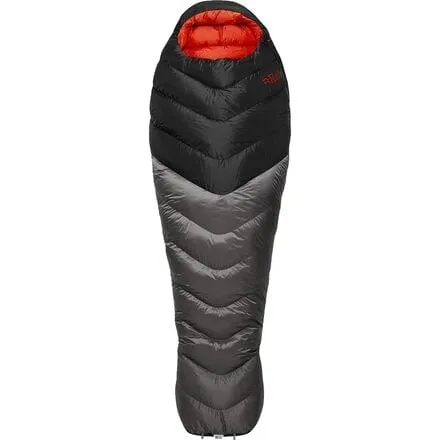 Neutrino Pro 500 sleeping bag: 15F Rab down, Granite color