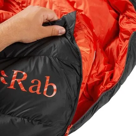 Neutrino Pro 500 sleeping bag: 15F Rab down, Granite color