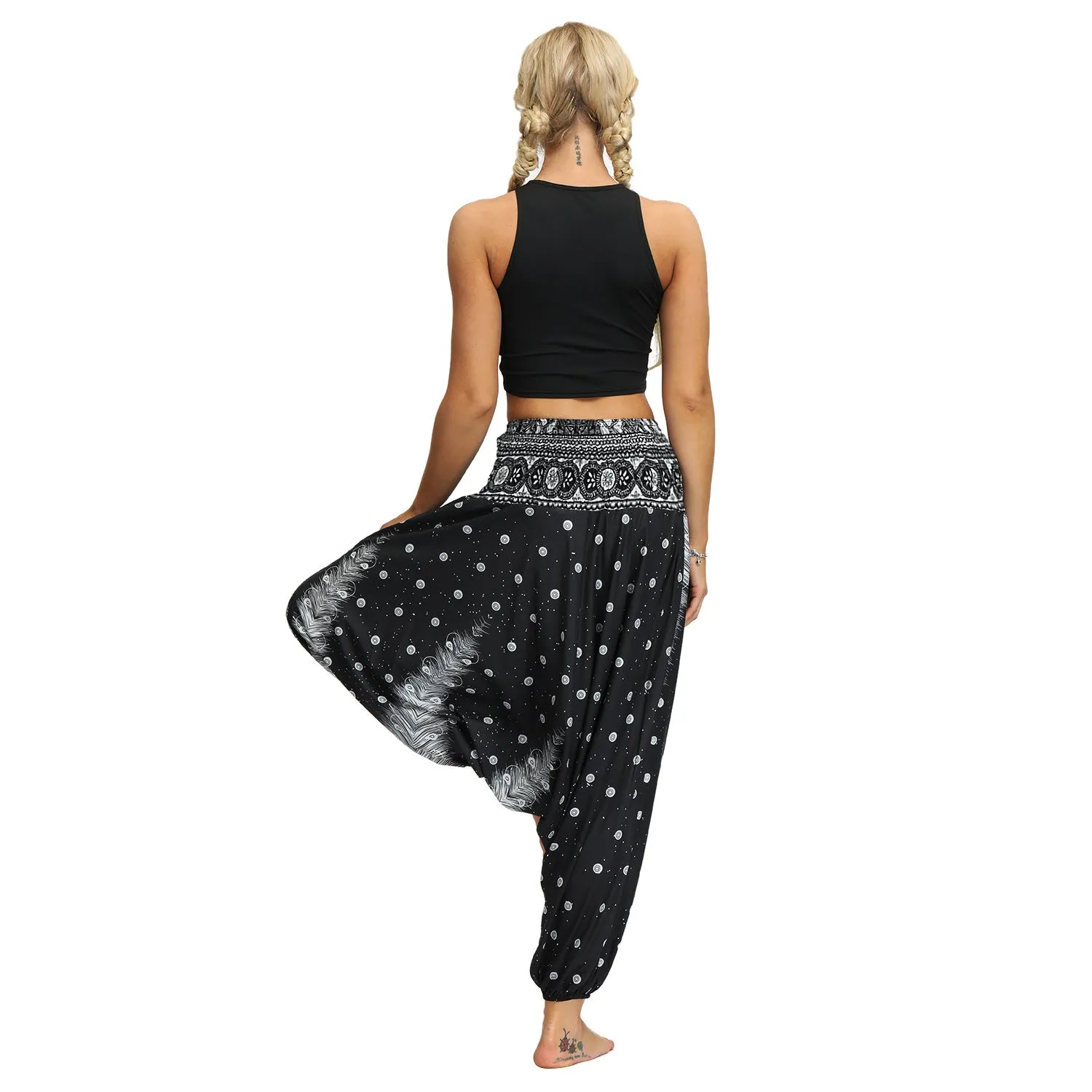 New Bohemian Digital Printing Women's Sports Fitness Yoga Pants