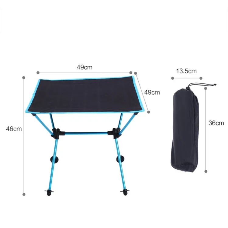 Outdoor Camping Portable Light Folding Table Oxford Cloth Aviation Aluminum Picnic Barbecue Table