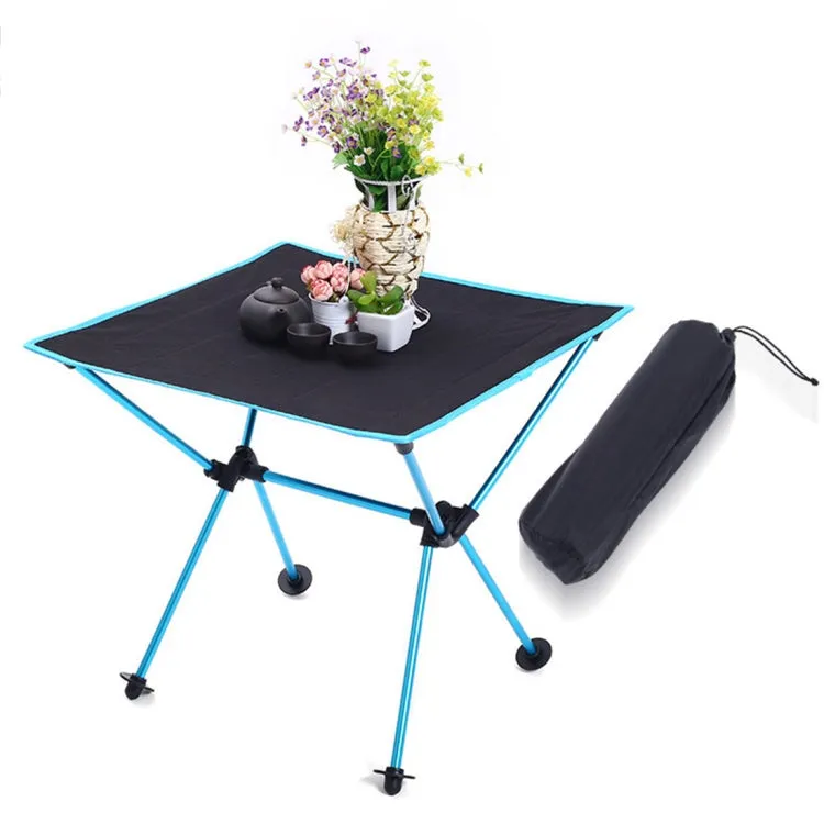 Outdoor Camping Portable Light Folding Table Oxford Cloth Aviation Aluminum Picnic Barbecue Table