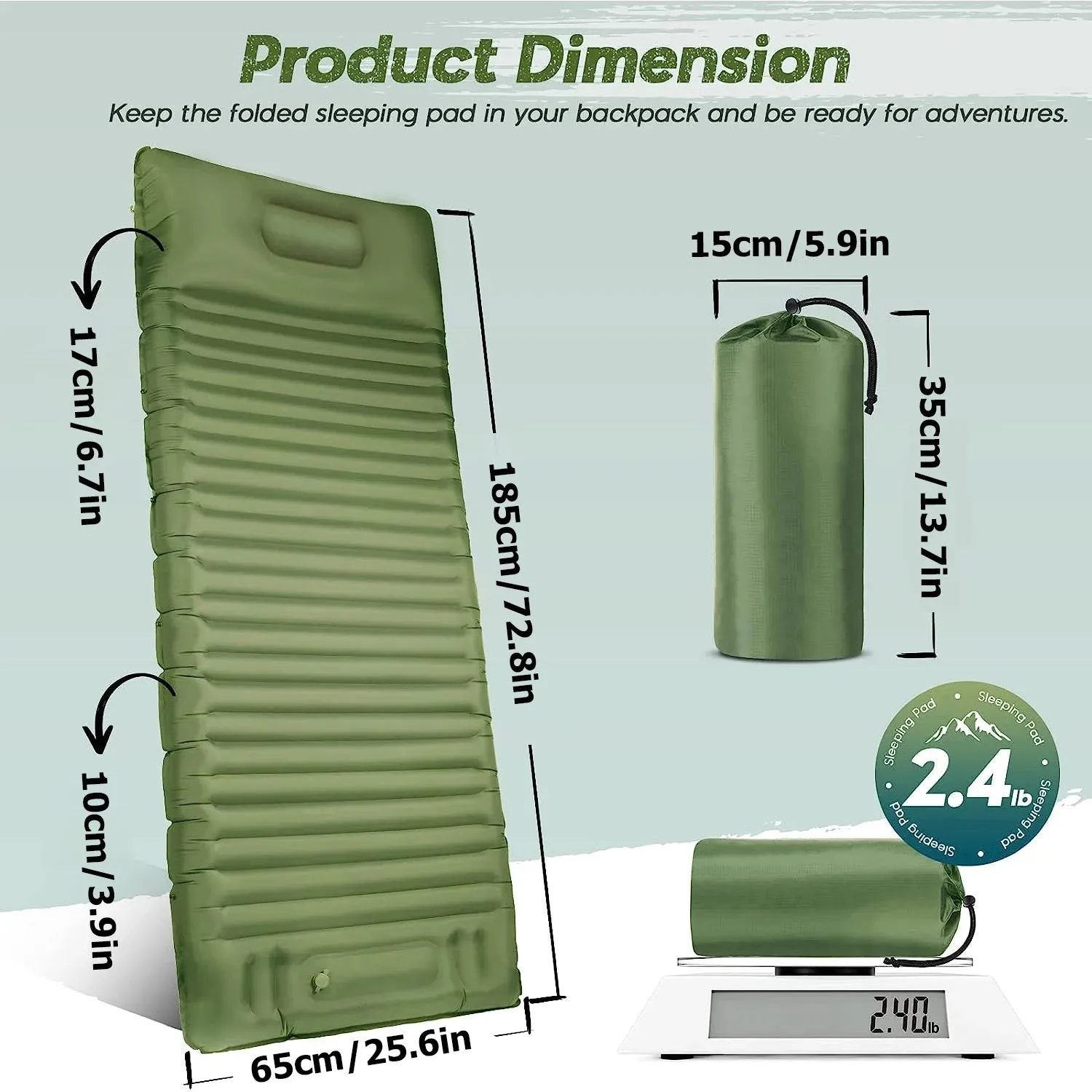 Outdoor Ultralight Inflatable Mattress