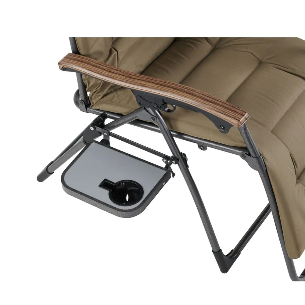 OZtrail Brampton Sun Lounge Camp Chair - Tan