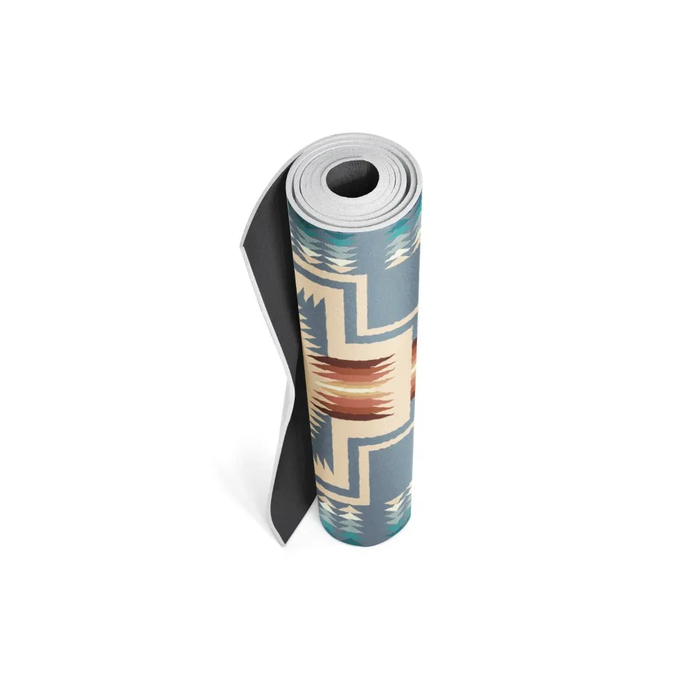 Pendleton x Yune Yoga Mat Harding Grey 5mm