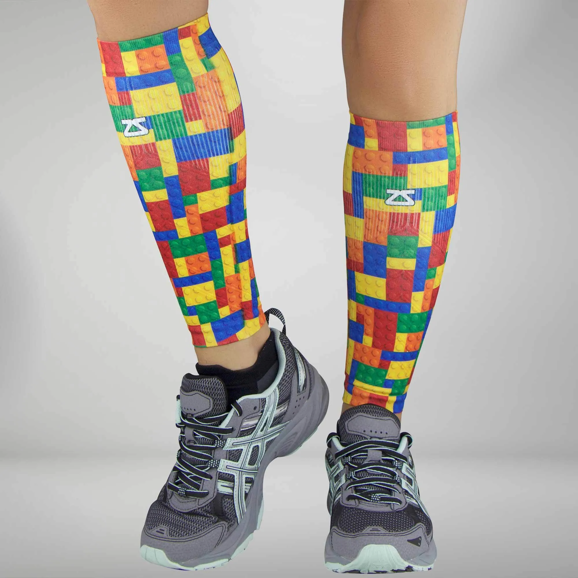 Puzzle Block Compression Leg Sleeves