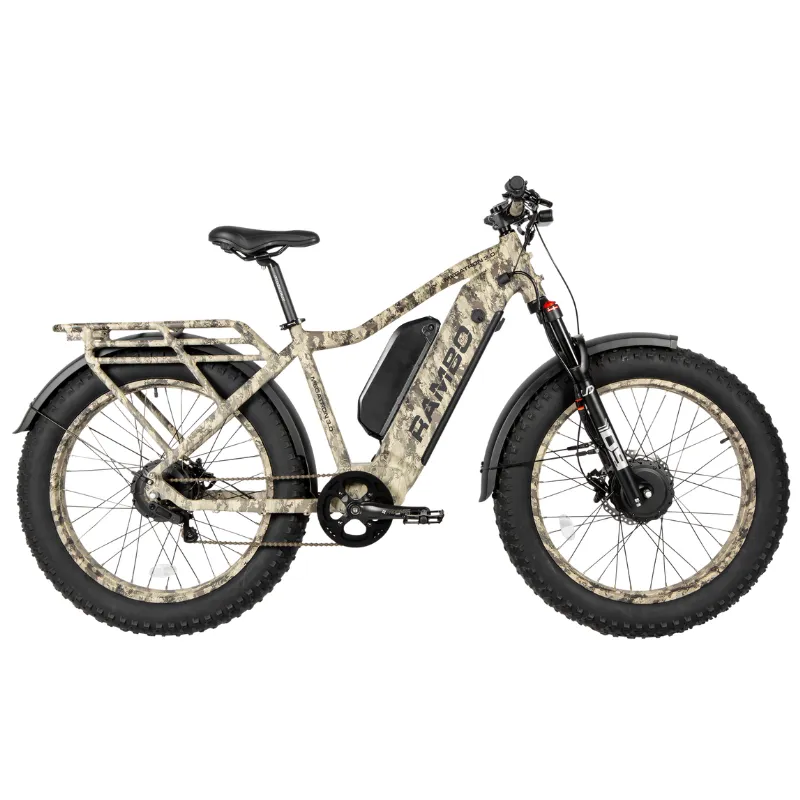 Rambo Megatron 3.0 Electric Bike, 48V/20Ah, 1000W X2 AWD