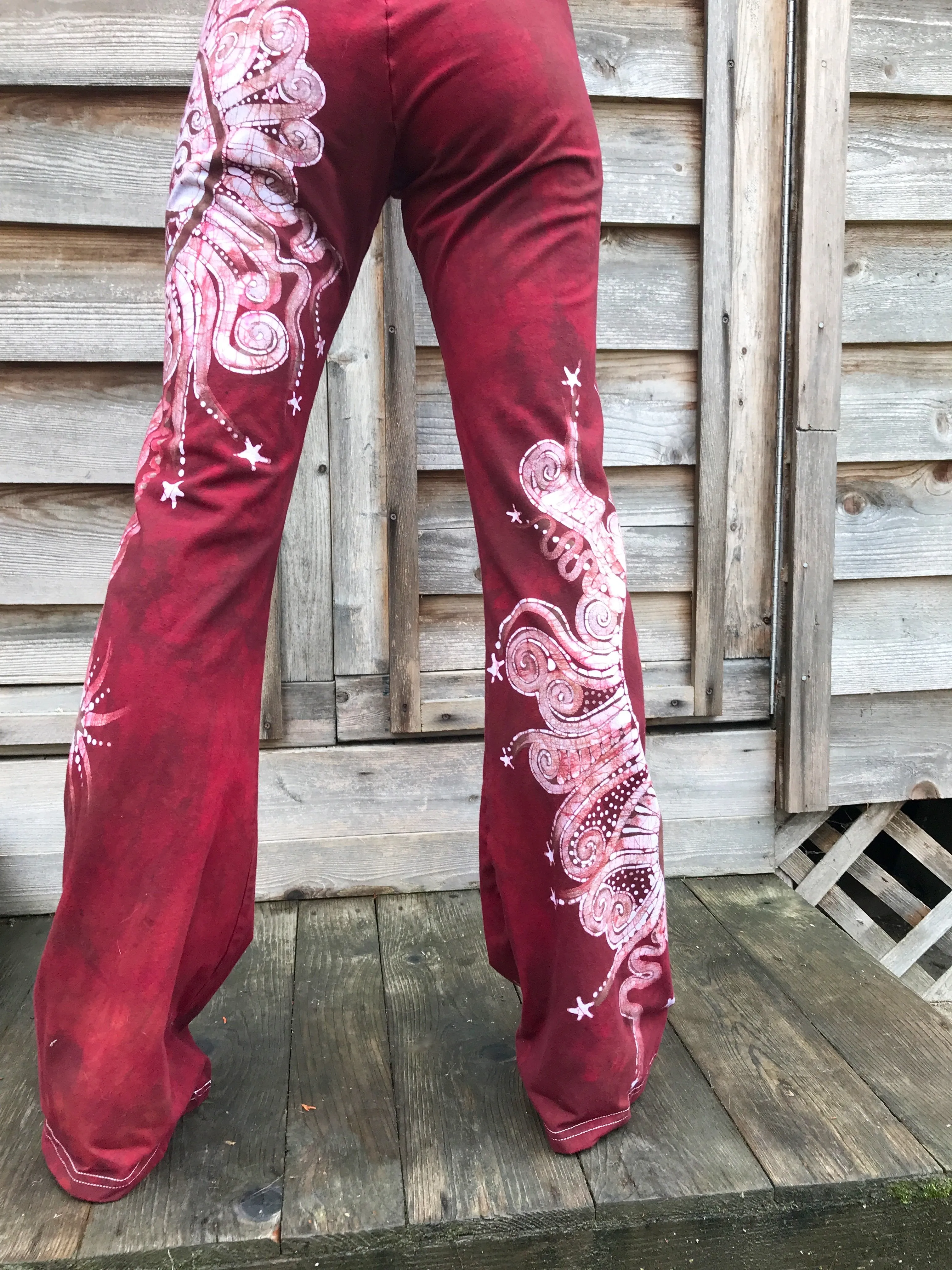 Red Tree Handmade Batikwalla Yoga Pants