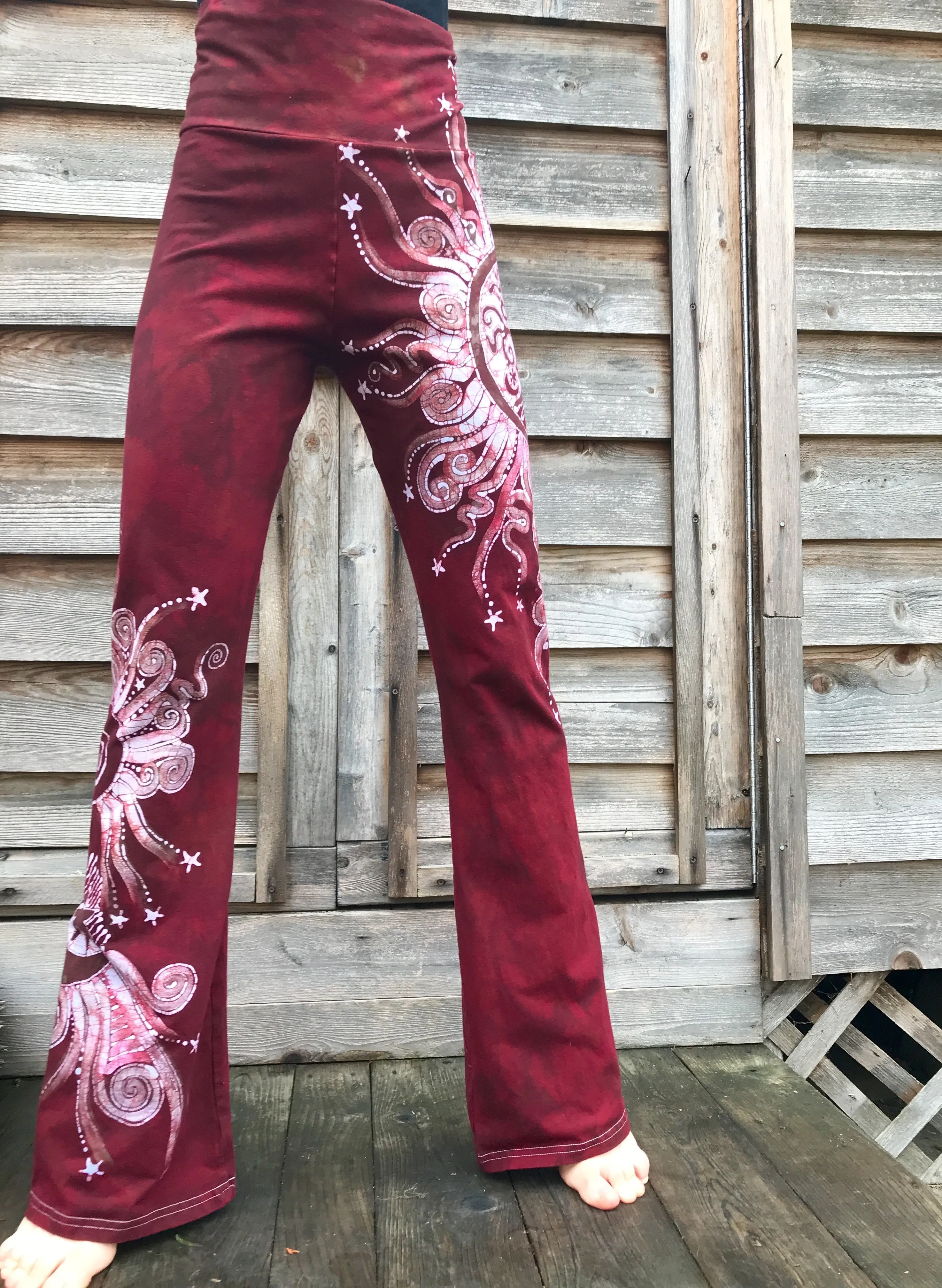 Red Tree Handmade Batikwalla Yoga Pants