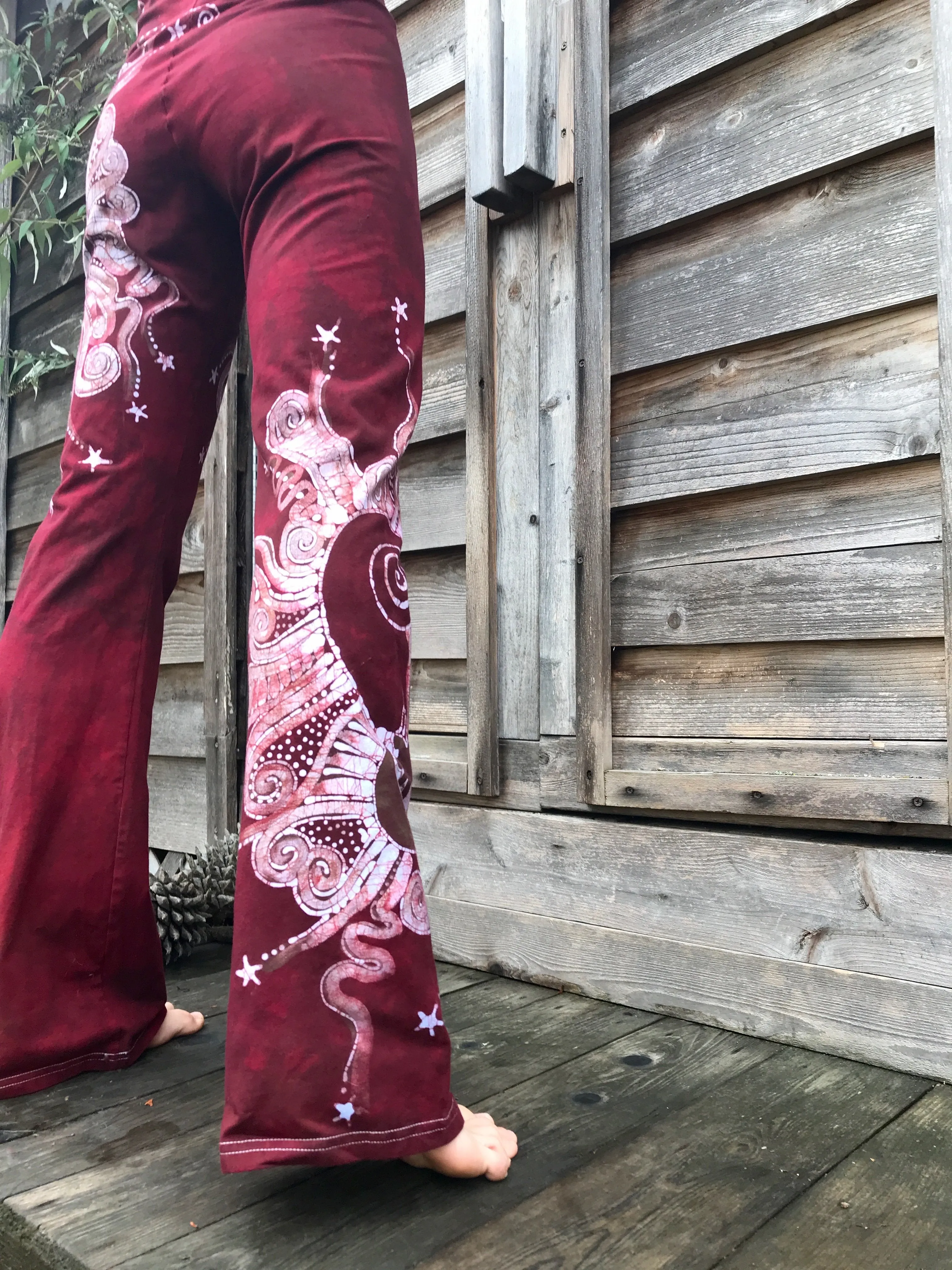 Red Tree Handmade Batikwalla Yoga Pants