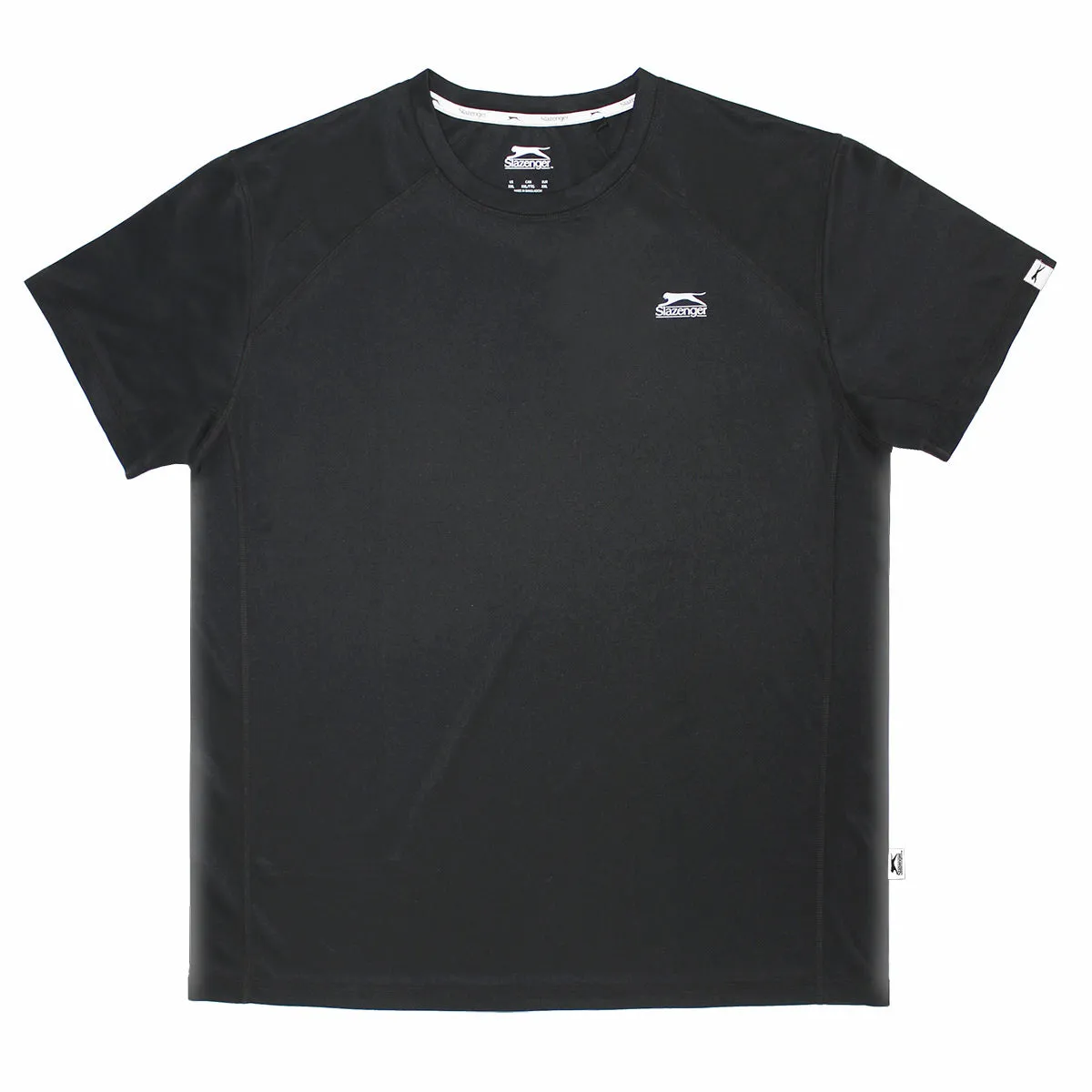 Slazenger men's baseline poly crewneck tee