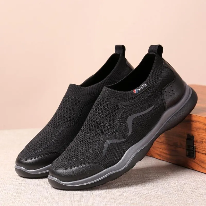 Spring & summer comfortable breathable flying mesh men's shoes fashion versatile casual shoes