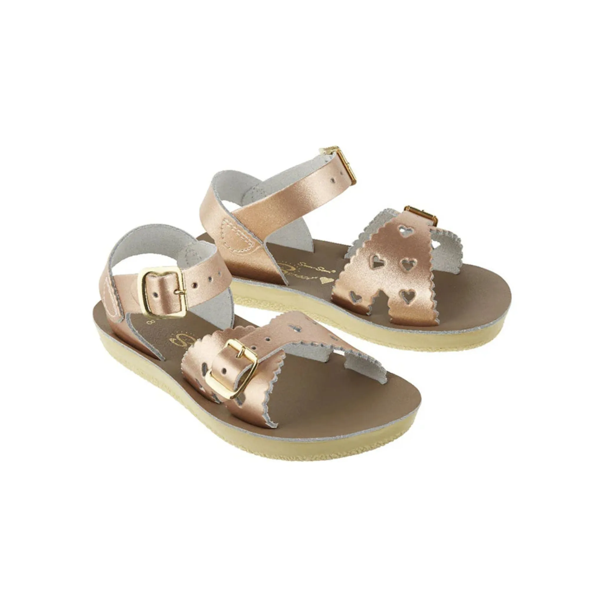 Sweetheart Sandals - Rose Gold