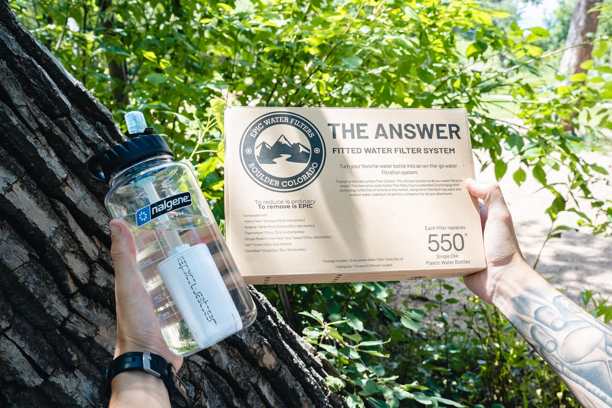 The Answer 2.0 | Compatible With Nalgene 24oz, 32oz & 48oz