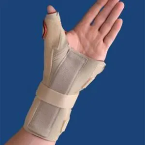 Thermoskin Carpal Tunnel Brace with Thumb Spica, Right, Small, Beige