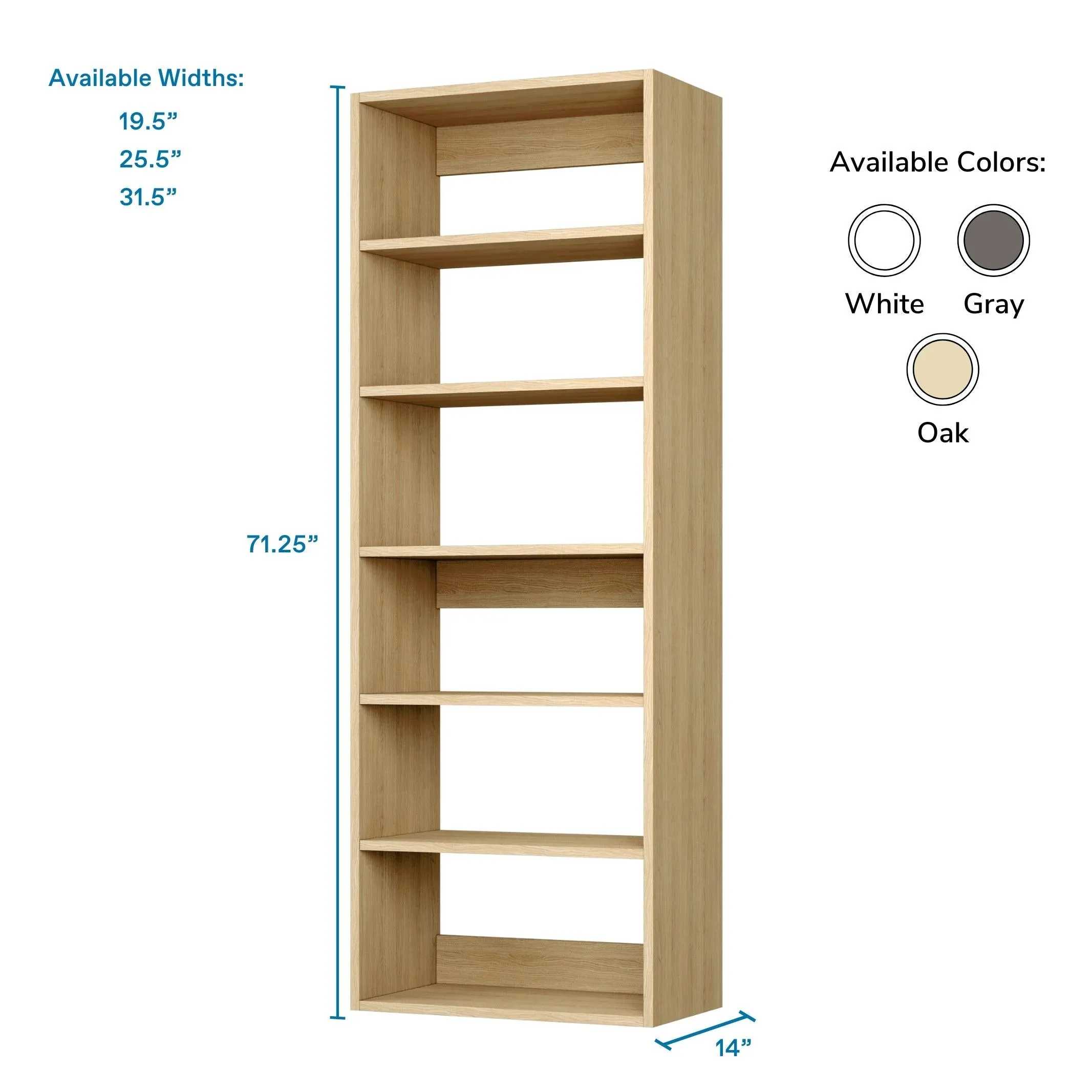 Vista Shelf Closet Tower