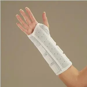 Wrist and Forearm Splint with Binding, Right Universal, 10"